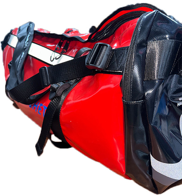 Sac d'équipement de grande capacité lumineux de 60L Séparation sèche et humide Bracelets multifonctionnels étanches pour la plongée Équipement de plongée Pinces Équipement de pêche Entreposage