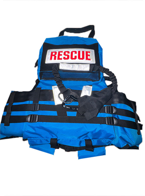 150N Vêtement de sauvetage de sauvetage professionnel polypoche haute flottabilité PFD pour les sports nautiques extrêmes