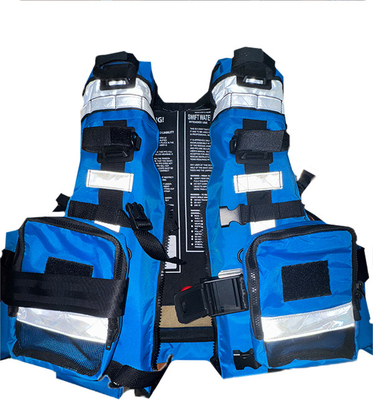 150N Vêtement de sauvetage de sauvetage professionnel polypoche haute flottabilité PFD pour les sports nautiques extrêmes