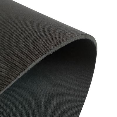 ROHS 1 - 10 mm de feuilles de tissu en néoprène à double face noir pour l'impression, les tissus imprimables, les motifs personnalisés, les tissus en polyester,