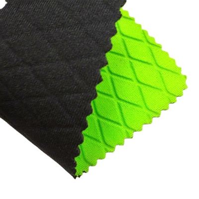 Anti-dérapant 1,5-5 mm Tissu en néoprène gravé en nylon revêtu de motif élastique personnalisé