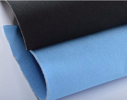 30% à 50% de caoutchouc SCR, mousse d' éponge en néoprène pour plongeurs, bleu doux, tissu en néoprène de 3 mm.