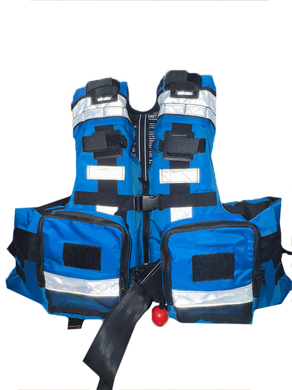 150N Vêtement de sauvetage de sauvetage professionnel polypoche haute flottabilité PFD pour les sports nautiques extrêmes