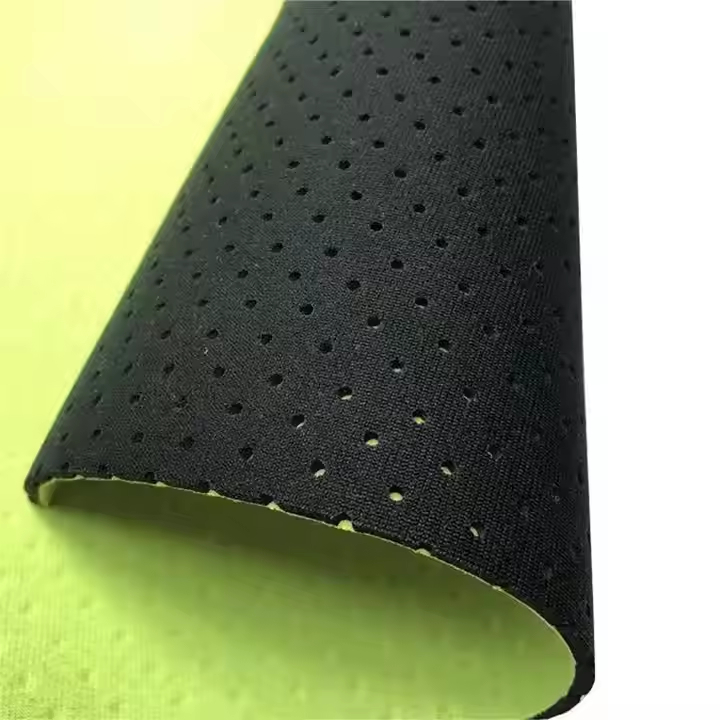 Matériau Néoprène 3mm Couleur Noire pour Produits Flexibles et Durables