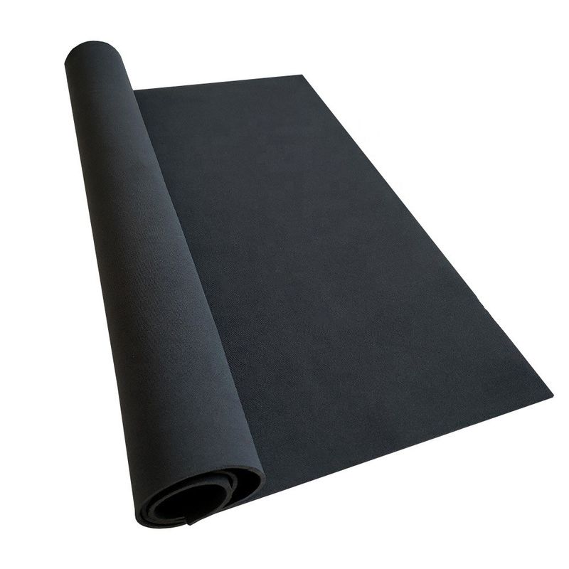 SGS Laminé en caoutchouc en mousse noire rembourrage en silicone feuille d'éponge 1mm-20mm épaisseur,surf,vêtement de plongée,vêtement de plongée Tissu, doublure, haute élasticité, imperméable et conservation de la chaleur