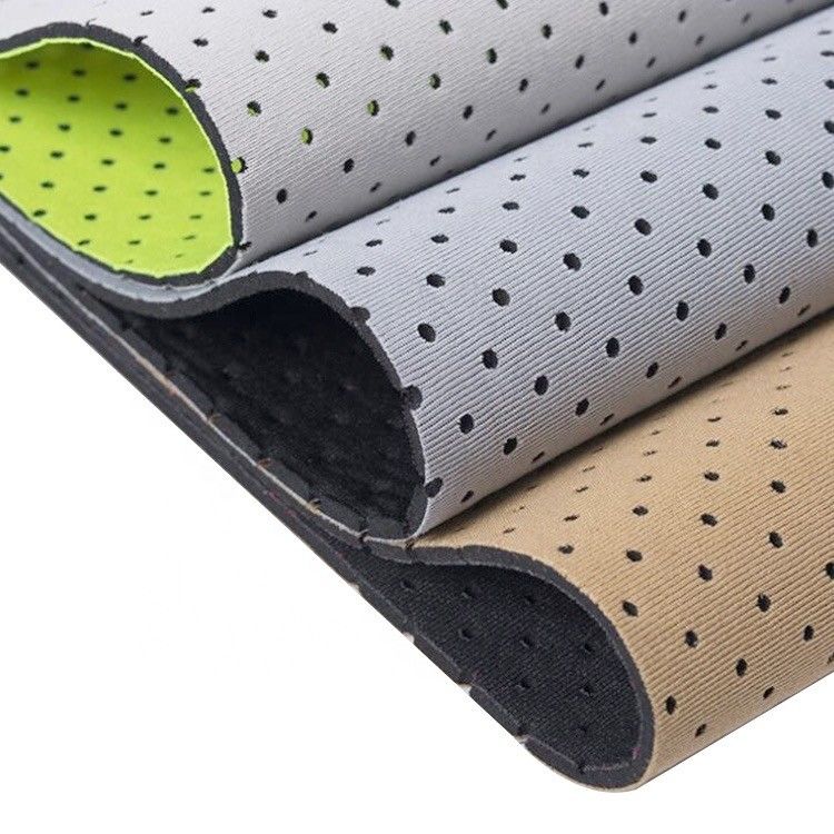 Feuille de tissu néoprène double face laminé SBR de 6 mm, léger, néoprène léger, néoprène respirant, taille de pore personnalisée