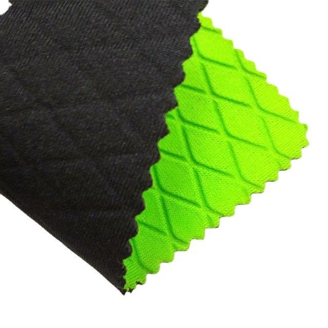 Anti-dérapant 1,5-5 mm Tissu en néoprène gravé en nylon revêtu de motif élastique personnalisé